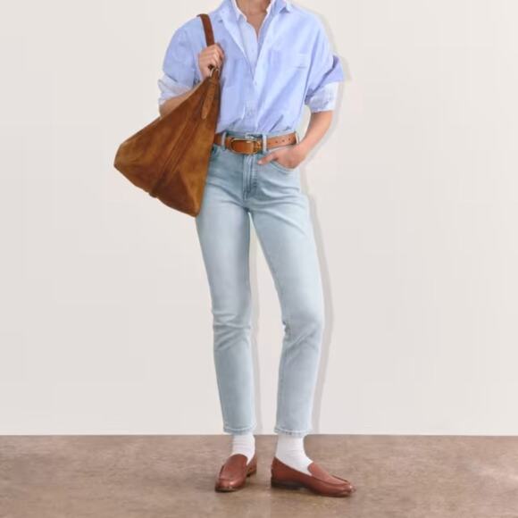 Everlane The Cheeky Jean 24 Ankle‎ Straight Blue - Picture 7 of 7